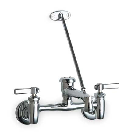 CHICAGO FAUCETS 897-CP FAUCET LEVER 1/2 FNPT 2 CAST BRASS YES