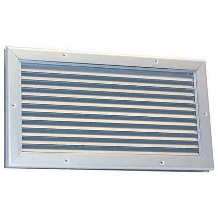 DAYTON 5NKN0 DOOR LOUVER 14-1/8 H 26 1/4 W ALUMINUM