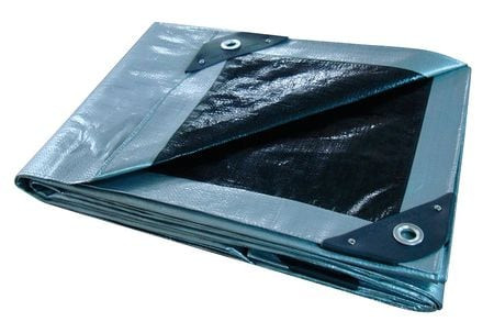 GRAINGER GLOBAL SOURCING 5WTN7 TARP REVERSIBLE POLYETHYLENE 12X25FT