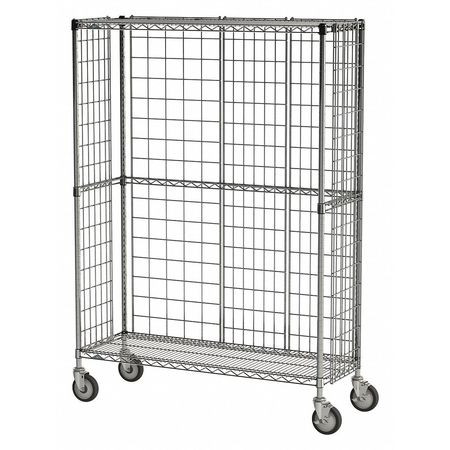 METRO 65135-IP WIRE CART 3-SIDED 18 IN W 48 IN L