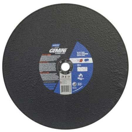 NORTON 66253207554 12 X 7/64, 1" HOLE ALUMINUM OXIDE CUTOFF