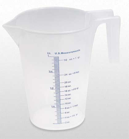 FUNNEL KING 94130 MEASURING CONTAINER FIXED SPOUT 1 QUART
