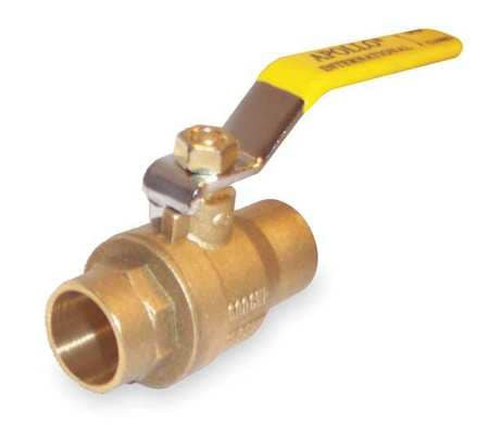 APOLLO 94A20601 BRASS BALL VALVE INLINE SWEAT 1-1/4 IN