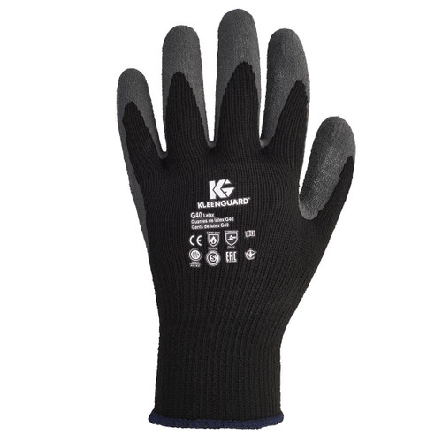 KIMBERLY CLARK 97270 COATED GLOVES,S,BLACK/GRAY,PR