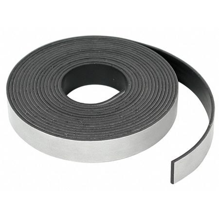 MASTER MAGNETICS 7518 ADHESIVE MAG STRIP, 15 FT. L, 1/2 IN W