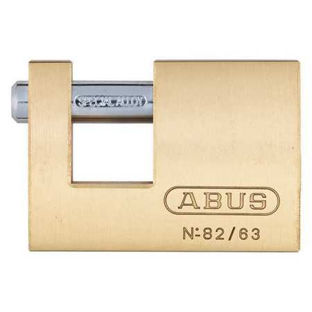 ABUS 82/63 KA U-SHAPED KEYED PADLOCK 9/16 IN H ALIKE