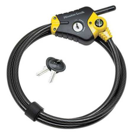 MASTER LOCK 8413DPF LOCK CABLE STEEL 3/8INX6FT K/D