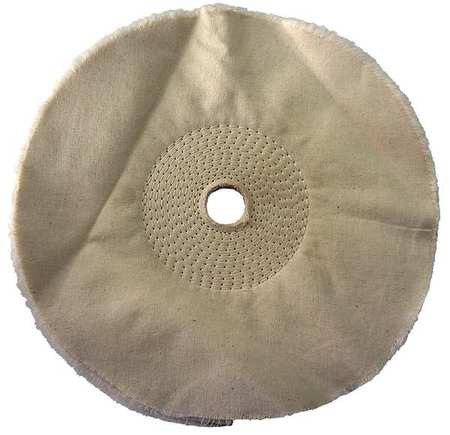 DAYTON 6A827 BUFFING WHEEL SPIRAL SEWN 10 IN DIA.