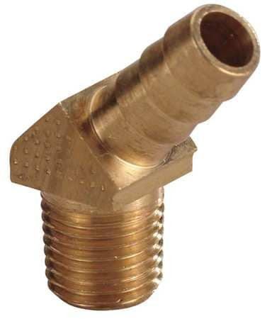 GRAINGER GLOBAL SOURCING 6AFR4 HOSE BARB 1/4 IN BARB 1/4 IN MNPT BRASS