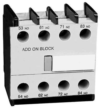 DAYTON 6EAT3 AUX CONTACT IEC 1NO/3NC 120VAC/240VDC