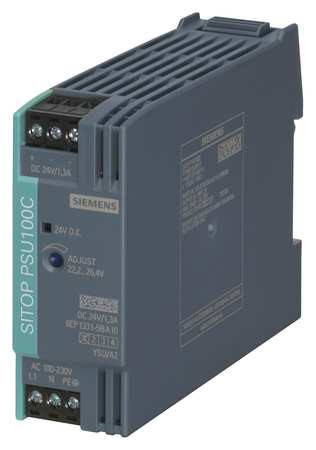 SIEMENS SITOP 6EP1331-5BA10 DC POWER SUPPLY 24VDC 1.3A 50/60HZ