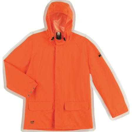 HELLY HANSEN 70129_290-L H4047 RAIN JACKET PVC/POLYESTER ORANGE L