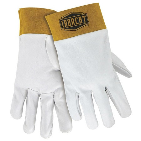 IRONCAT 6140/S WELDING GLOVES COWHIDE PEARL/GOLD PR