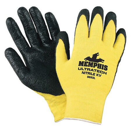 MCR SAFETY 9693XL CUT RESISTANT GLOVES, ULTRATECH, KEVLAR,