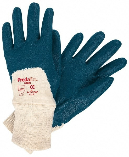 MCR SAFETY 9780S GLOVES, PREDALITE, SMALL, NITRILE, WHITE