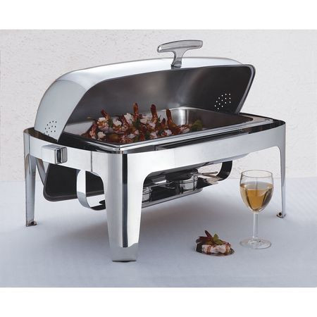 AMERICAN METALCRAFT ADAGIORT26 CHAFER 9 QT RECT 18/10 SS