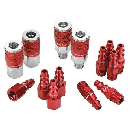 LEGACY A73458D COUPLER PLUG KIT,1/4 IN,1/4"-18,300 PSI