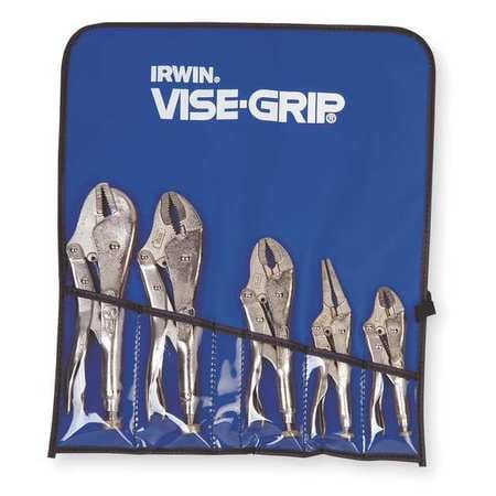 IRWIN 538KB LOCKING PLIERS SET PLAIN GRIP