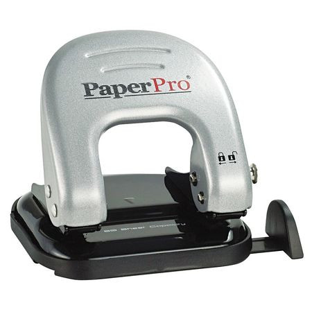 ACCENTRA, INC. ACI2310 TWO-HOLE PAPER PUNCH,20 SHEET,BLK/SILVER