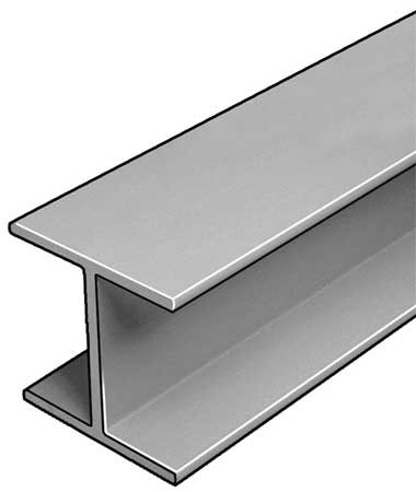 DYNAFORM 871100 W-BEAM ISOFR GRAY 4X4 IN 1/4 IN TH 10 FT
