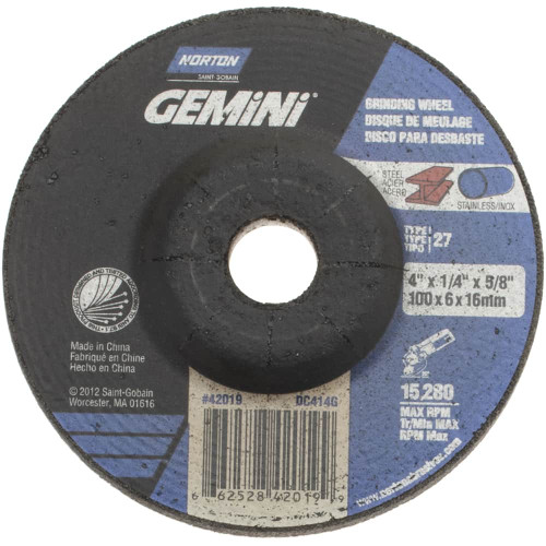 NORTON 66252842019 NORTON DEPRESSED CENTER WHEELS, TYPE 27 