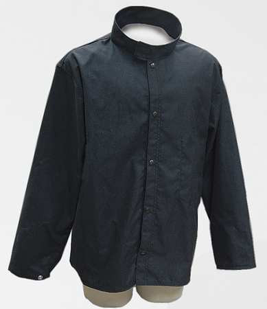 CHICAGO PROTECTIVE APPAREL 600-CX10-32XU88 FLAME-RESISTANT JACKET NAVY L 30IN.L