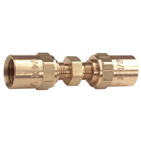 GRAINGER GLOBAL SOURCING 6X426 HOSE MENDER FOR HOSE ID 1/4 IN BRASS