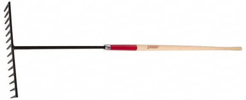 RAZOR-BACK 63125 ASPHALT RAKE WITH 78" STRAIGHT WOOD HAND