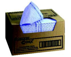 CHICOPEE 8253 WIPER TOWEL 21X13" CHIX BLU STRIPE