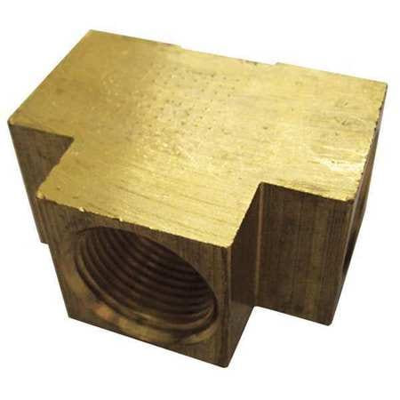 GRAINGER GLOBAL SOURCING 6AYU8 FEMALE TEE BRASS BRASS 3/8 IN PK10