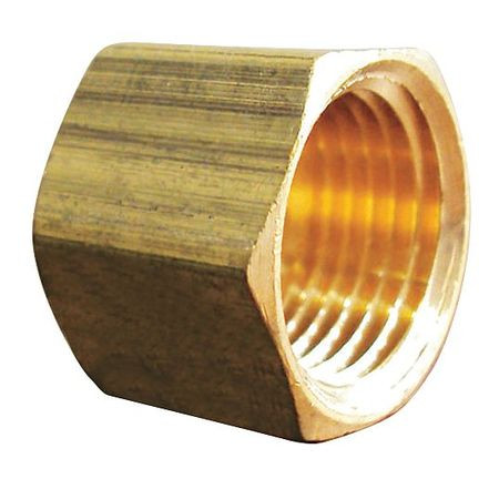 GRAINGER GLOBAL SOURCING 6AYZ2 BRASS CAP 1/8 IN FNPT