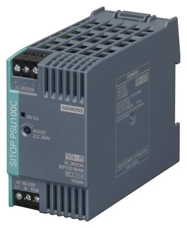 SIEMENS SITOP 6EP1332-5BA00 DC POWER SUPPLY 24VDC 2.5A 50/60HZ