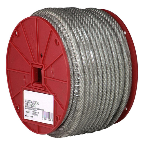 APEX TOOL GROUP 7000497 1/8 X 3000-IN. CLEAR VINYL CABLE, 7X7, 1