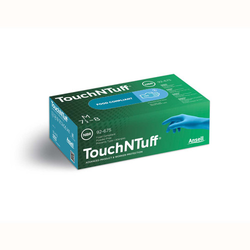 ANSELL 92-675-XL 565719 XL TNT BLU-DISPOSABLE NITRILE-100