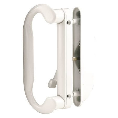 PRIME LINE PRODUCTS C 1277 HANDLE SLDG DR WHT W/ LTCH