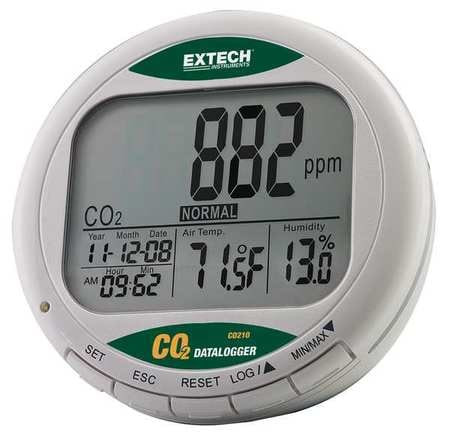 EXTECH CO210 AIR QUALITY CARBON DIOXIDE DATALOGGER