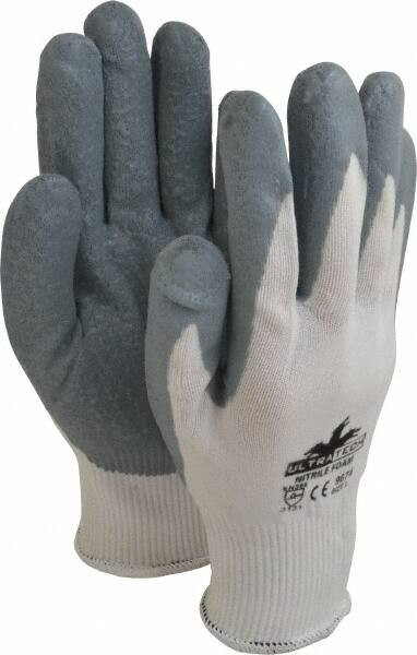 MCR SAFETY 9674L GLOVES, ULTRATECH, LARGE, NYLON, GRAY, K