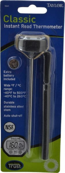 TAYLOR BRANDS 9841 4-3/4" STEM DIGITAL POCKET THERMOMETER, 