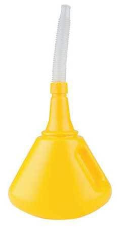 FUNNEL KING 94310 POLYETHYLENE 2 QT 15-1/4 1-1/16 YELLOW