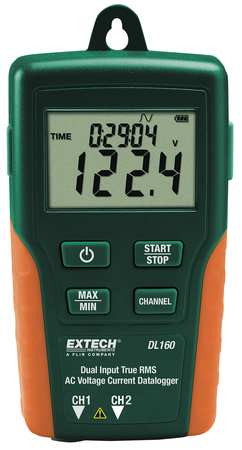 EXTECH DL160 EXTECHDL160DUALINPUTTRUERMSACVOLTAGE/CUR