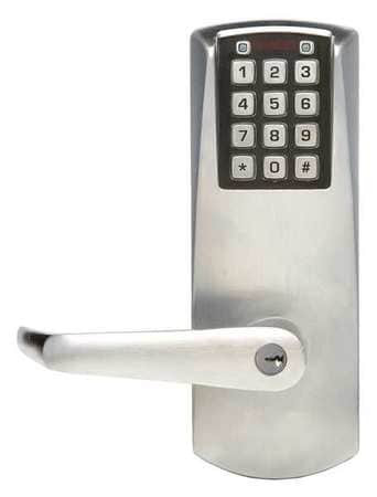 E-PLEX E2051XSLL62641 ELECTRONIC LOCK SATIN CHROME 12 BUTTON