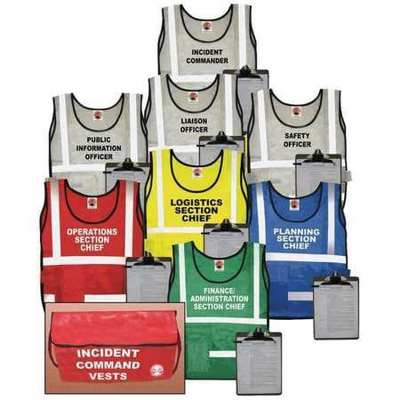 MABIS DMS 05301 INCIDENT COMMAND KIT 8 VESTS