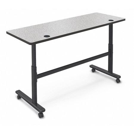 BALT/BEST-RITE 90317-4622-BK MOBILE TABLE RECTANGLE GRAY NEBULA 72 W