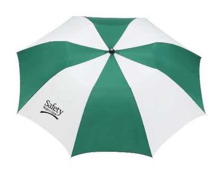 QUALITY RESOURCE GROUP 9WTC10 UMBRELLA 42 IN GREEN/WHITE POLYESTER