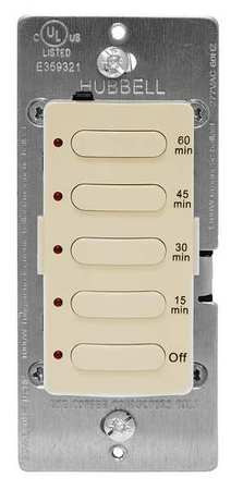 HUBBELL DT5060I TIMER ELECTRONIC 120/277V IVORY