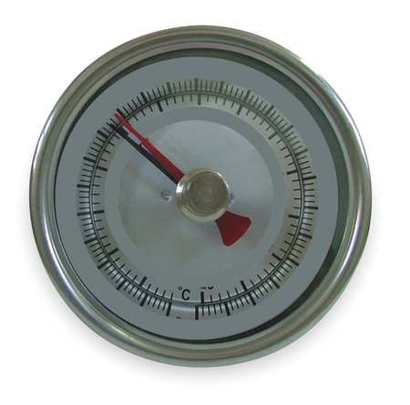 DWYER INSTRUMENTS BTM36011D MAXIMUM/MINIMUM BIMETAL THERMOMETER, RAN