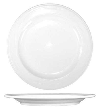 ITI AM-9 PLATE 9-5/8 DIA BRIGHT WHITE PK24