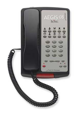 CETIS Aegis-10S-08 (BK) HOSPITALITY SPEAKERPHONE, BLACK