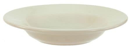 CRESTWARE CM60 RIMMED SOUP BOWL,BONE WHITE,8 OZ.,PK36