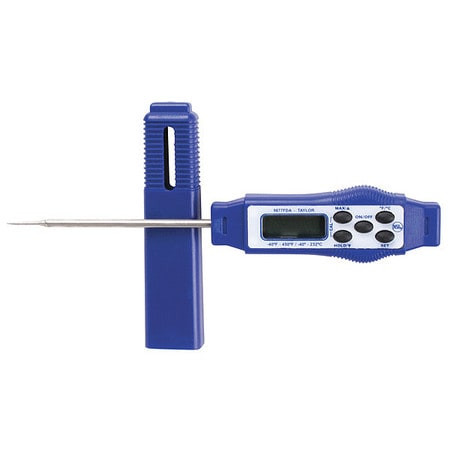 TAYLOR BRANDS 9877FDA LCD DIGITAL FOOD SERVICE THERMOMETER WIT
